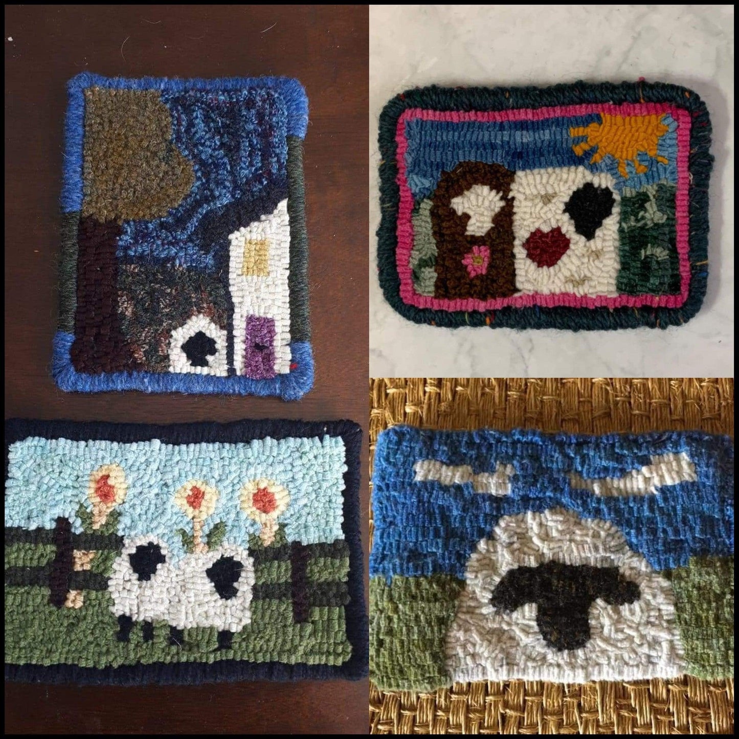 SHEEP Postcards Pattern - All About Ewe Wool Shop