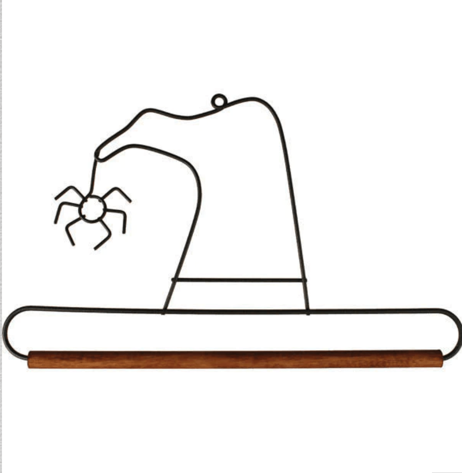 9in Witch Hat Metal Hanger - All About Ewe Wool Shop
