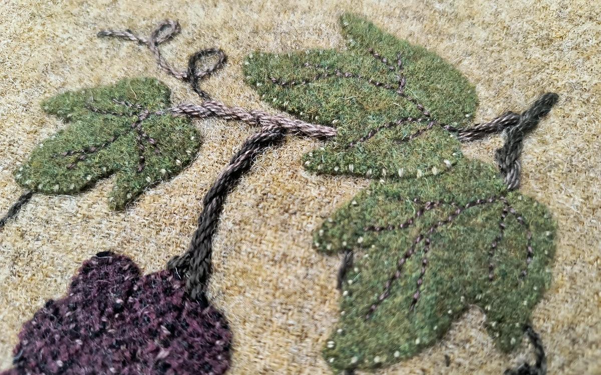 The Vineyard Digital Download - Block 9 of French Country Farm - All About Ewe Wool Shop