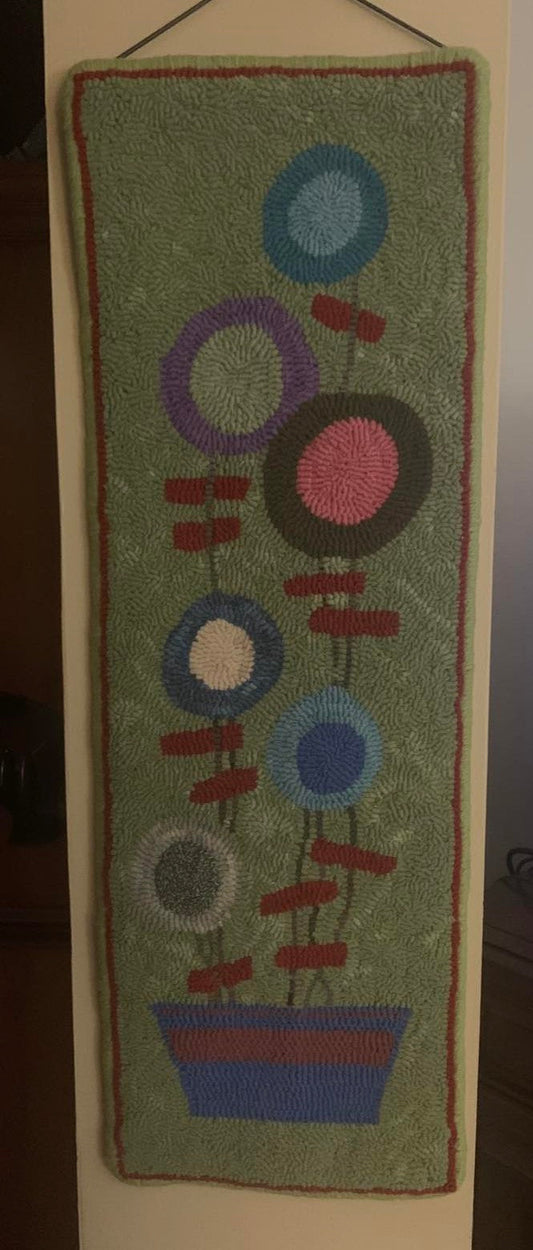 PENNY VINE Pattern on Monks Cloth