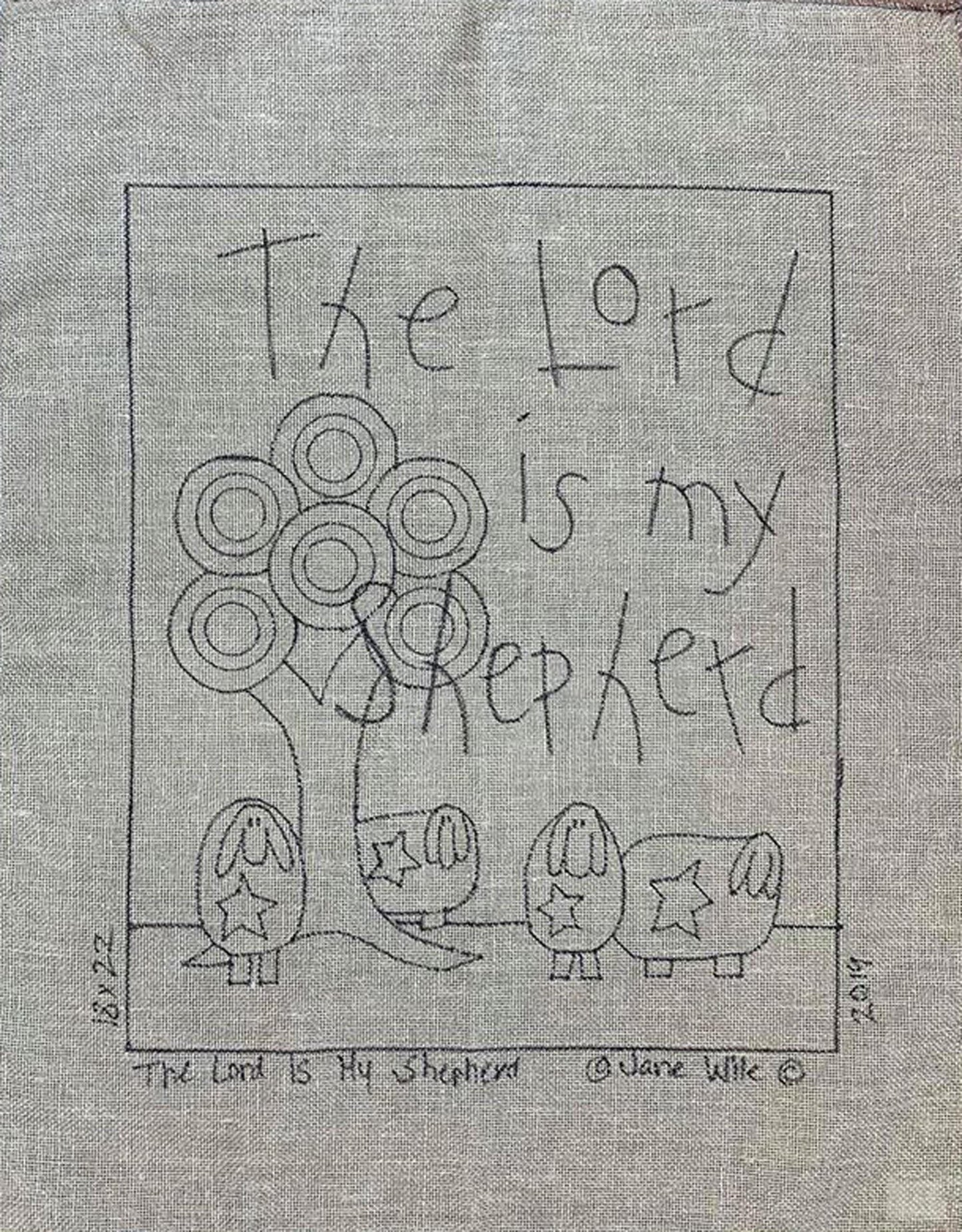 THE LORD is my SHEPHERD Pattern - All About Ewe Wool Shop