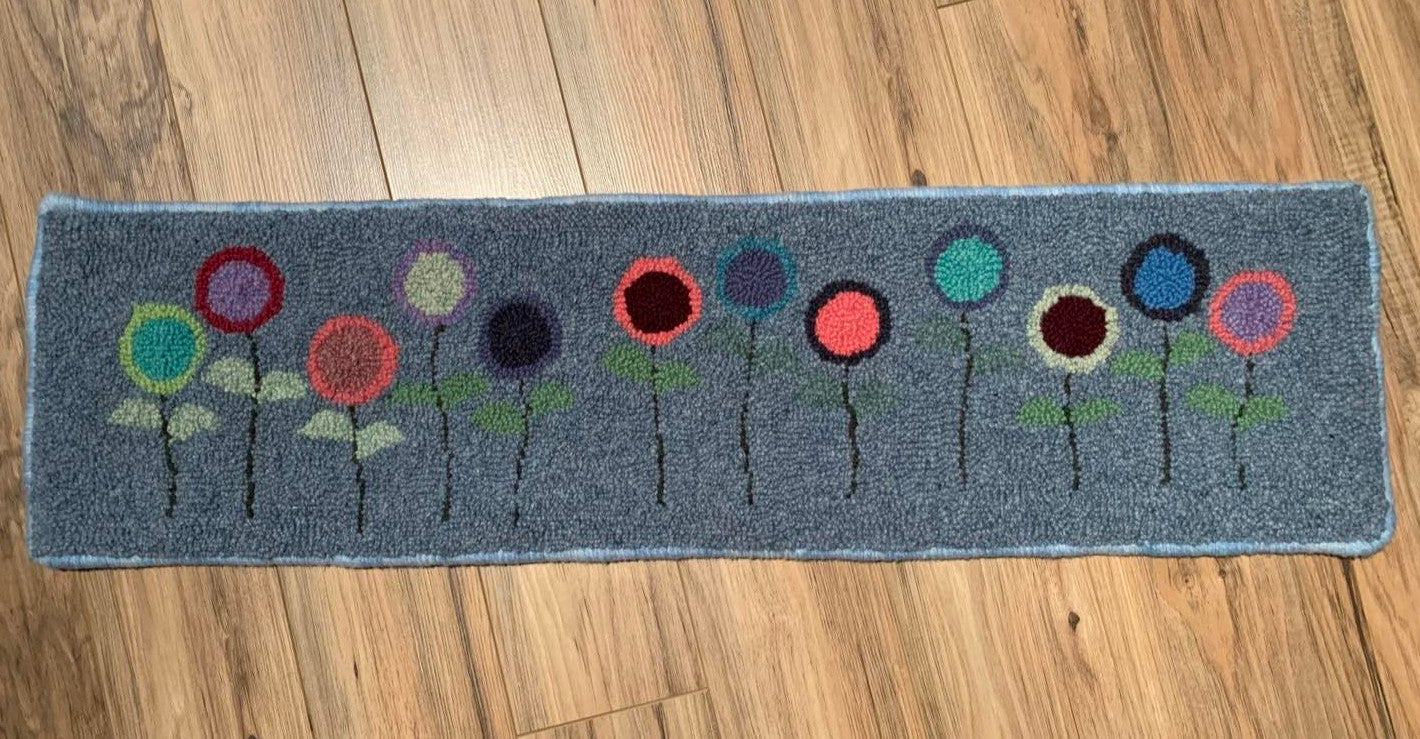 PENNY GARDEN Pattern on Monks Cloth