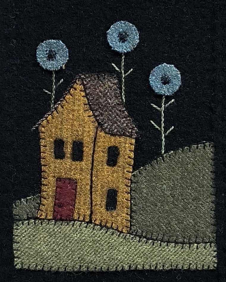 Country Patches #2 Pattern on Monks Cloth