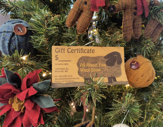 Gift Certificate (In-Store Use Only)