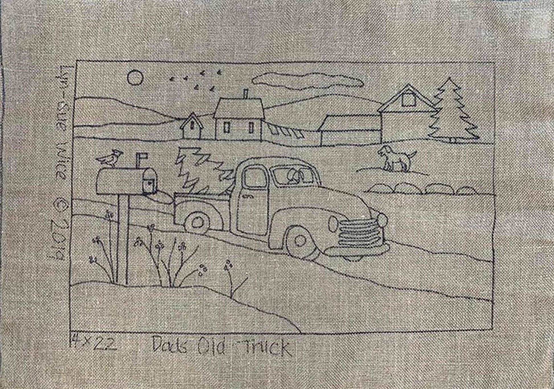 DADS OLD TRUCK Pattern - All About Ewe Wool Shop