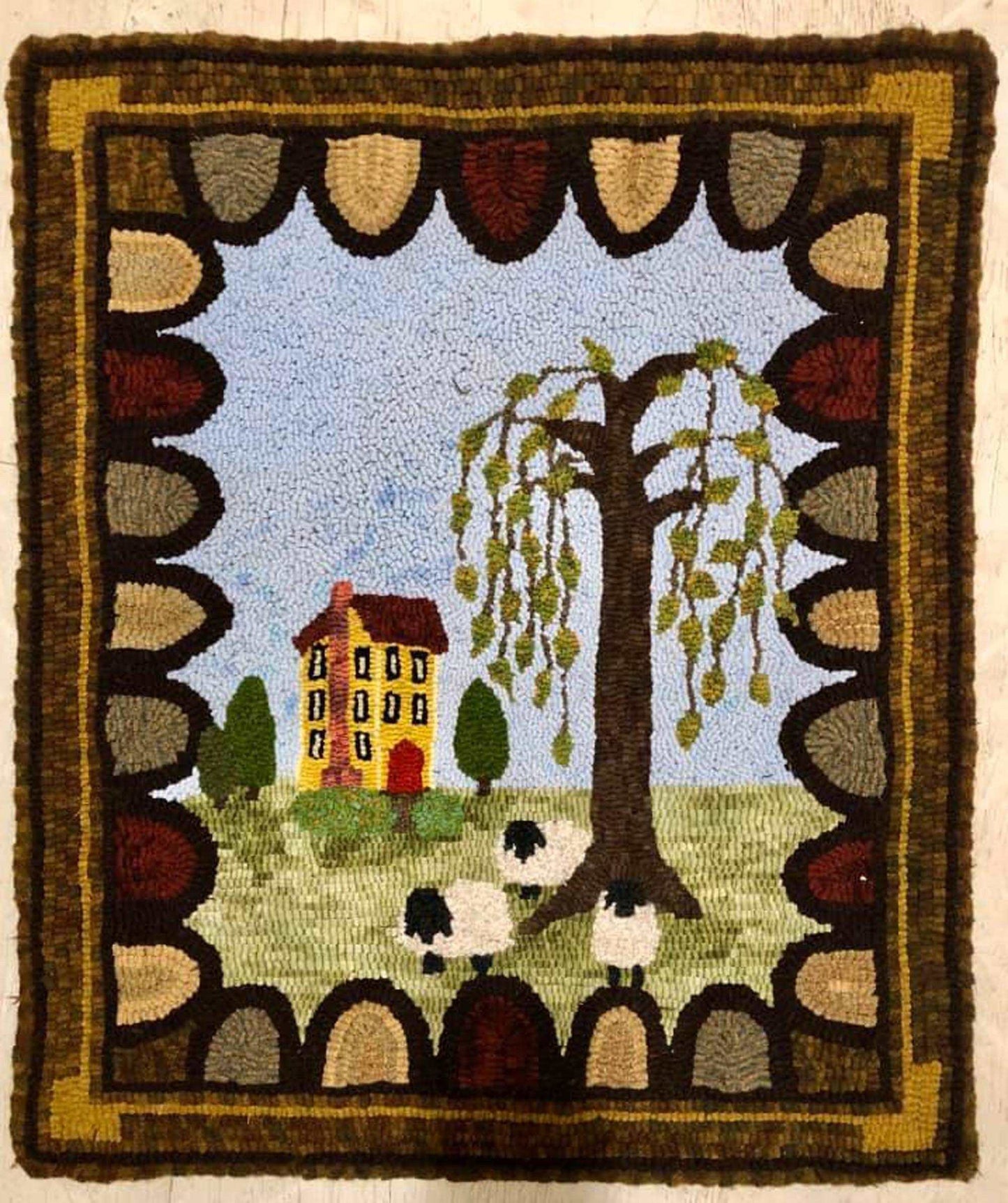 BENEATH the WILLOWS SHADE Pattern - All About Ewe Wool Shop