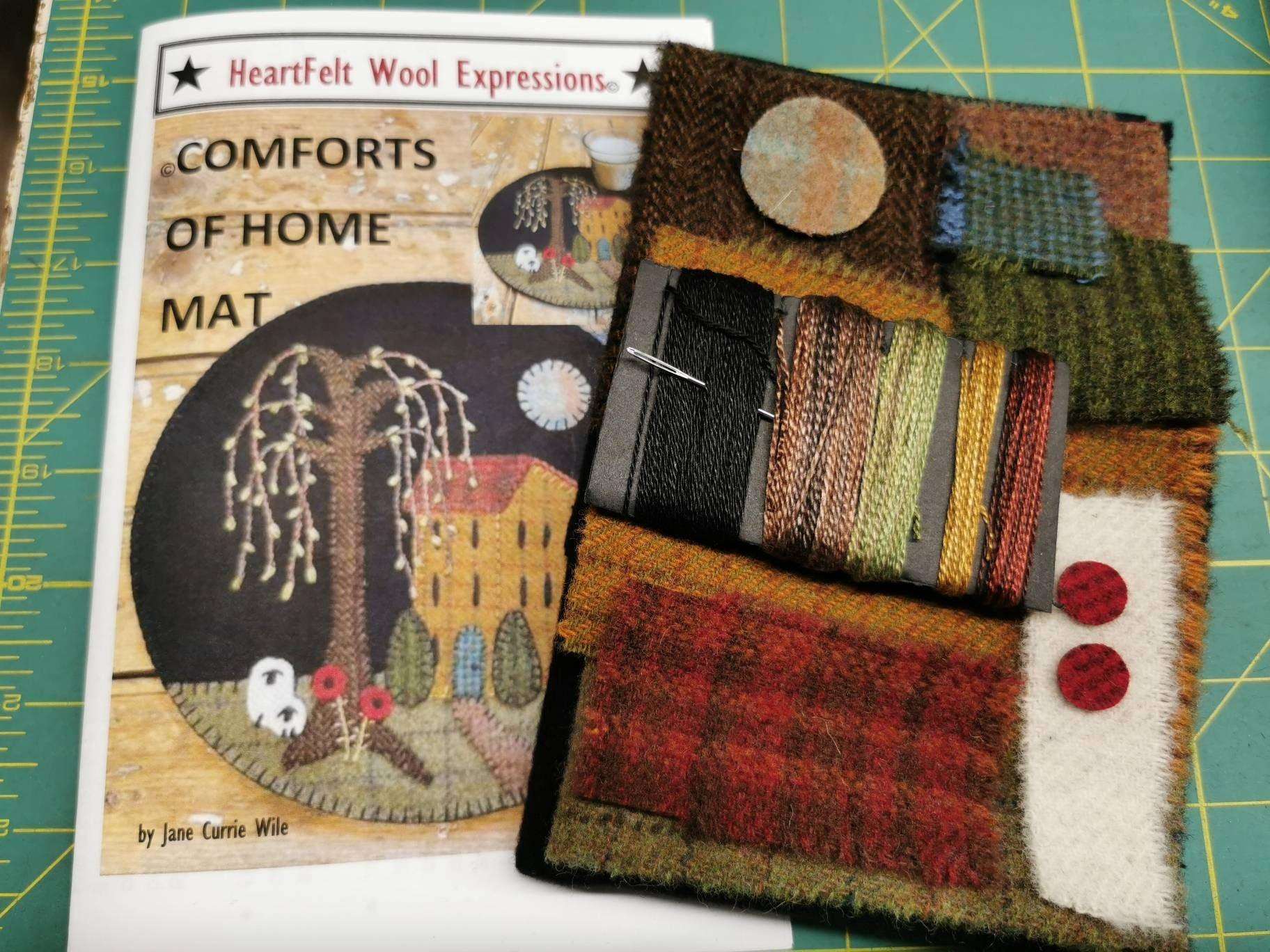 Comforts of Home Mat Kit - All About Ewe Wool Shop