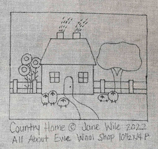 COUNTRY HOME Pattern - All About Ewe Wool Shop