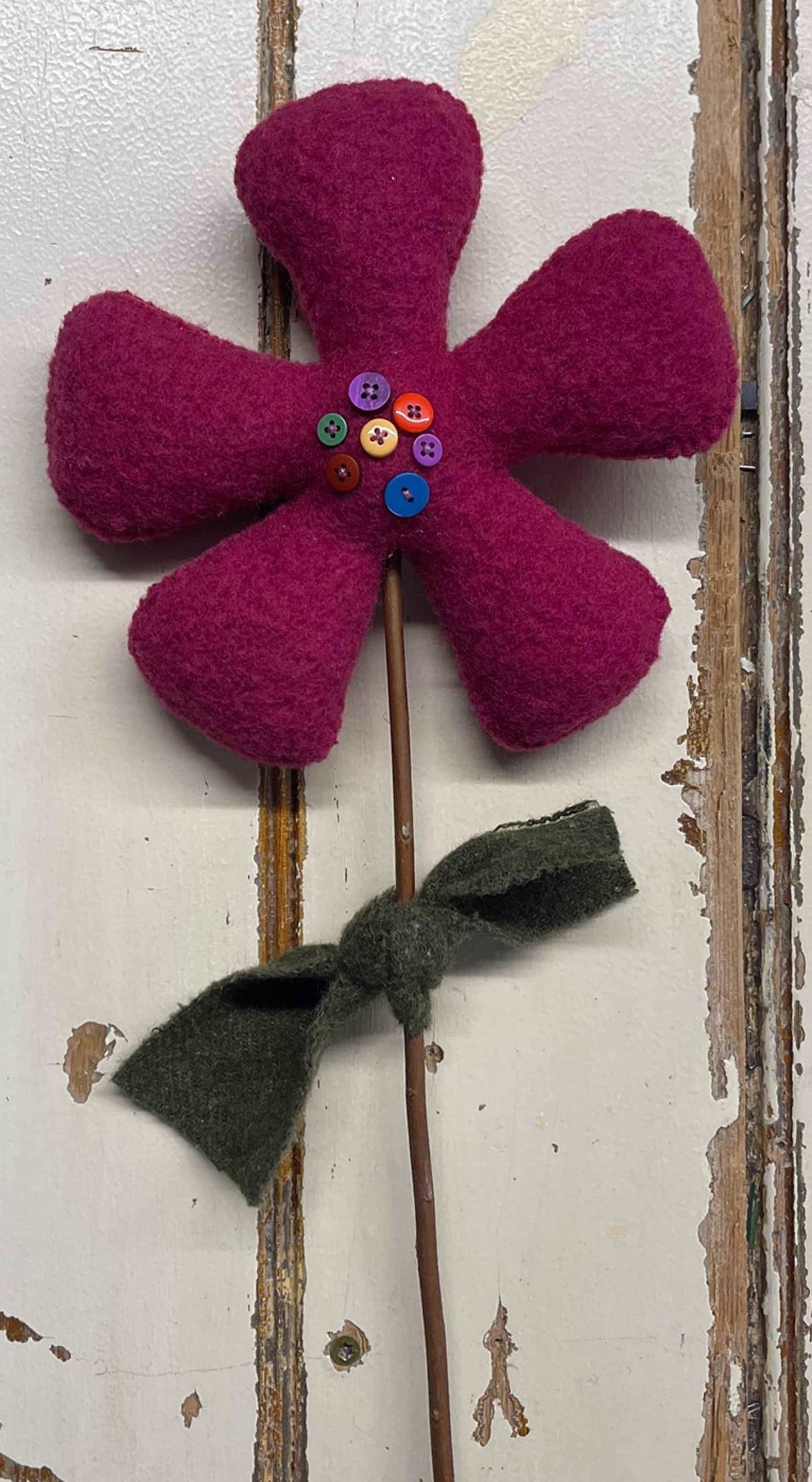 BLOOMS & BUTTONS Digital Download - All About Ewe Wool Shop