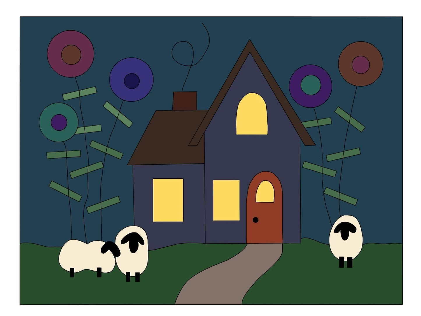 WELCOME HOME Pattern - All About Ewe Wool Shop