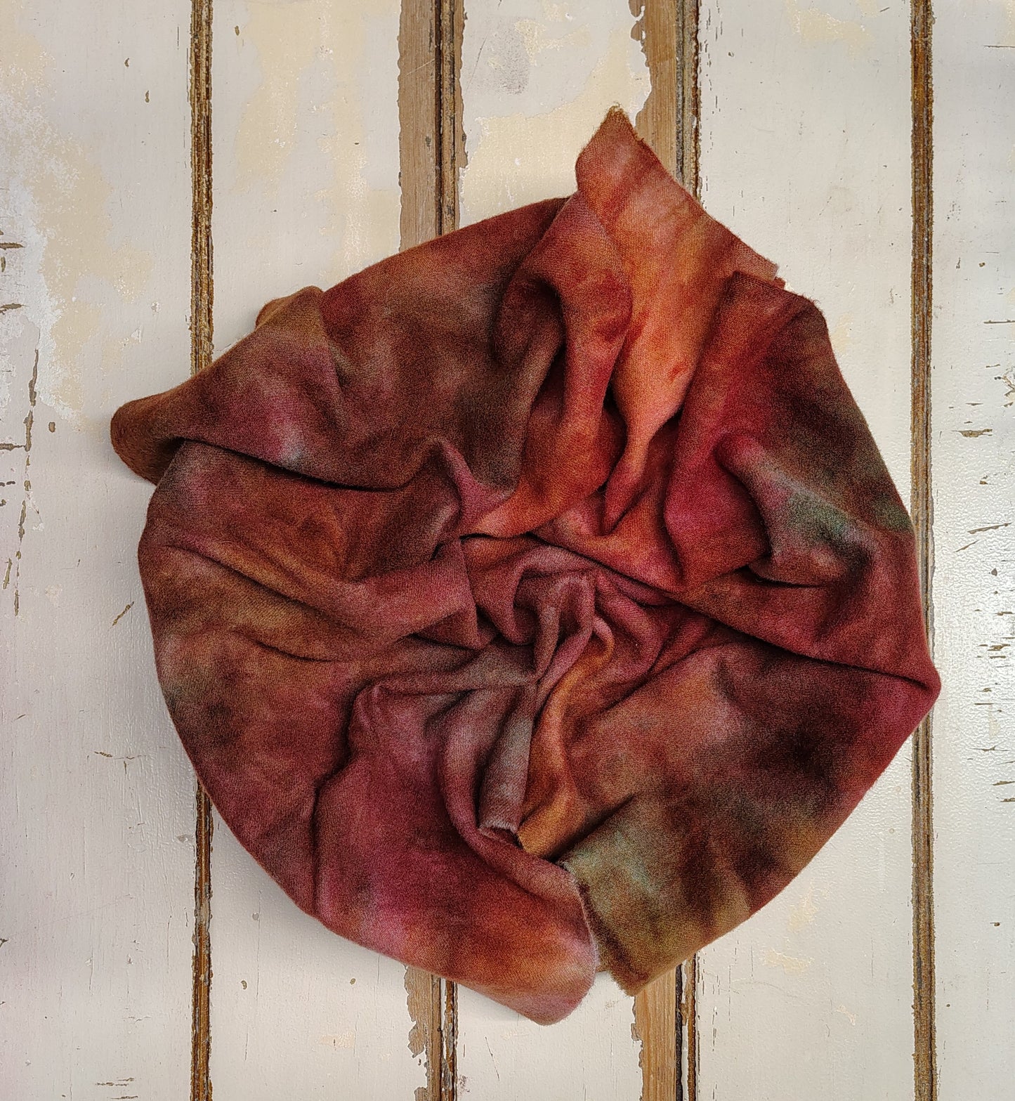 AUTUMN SILK Hand Dyed Wool