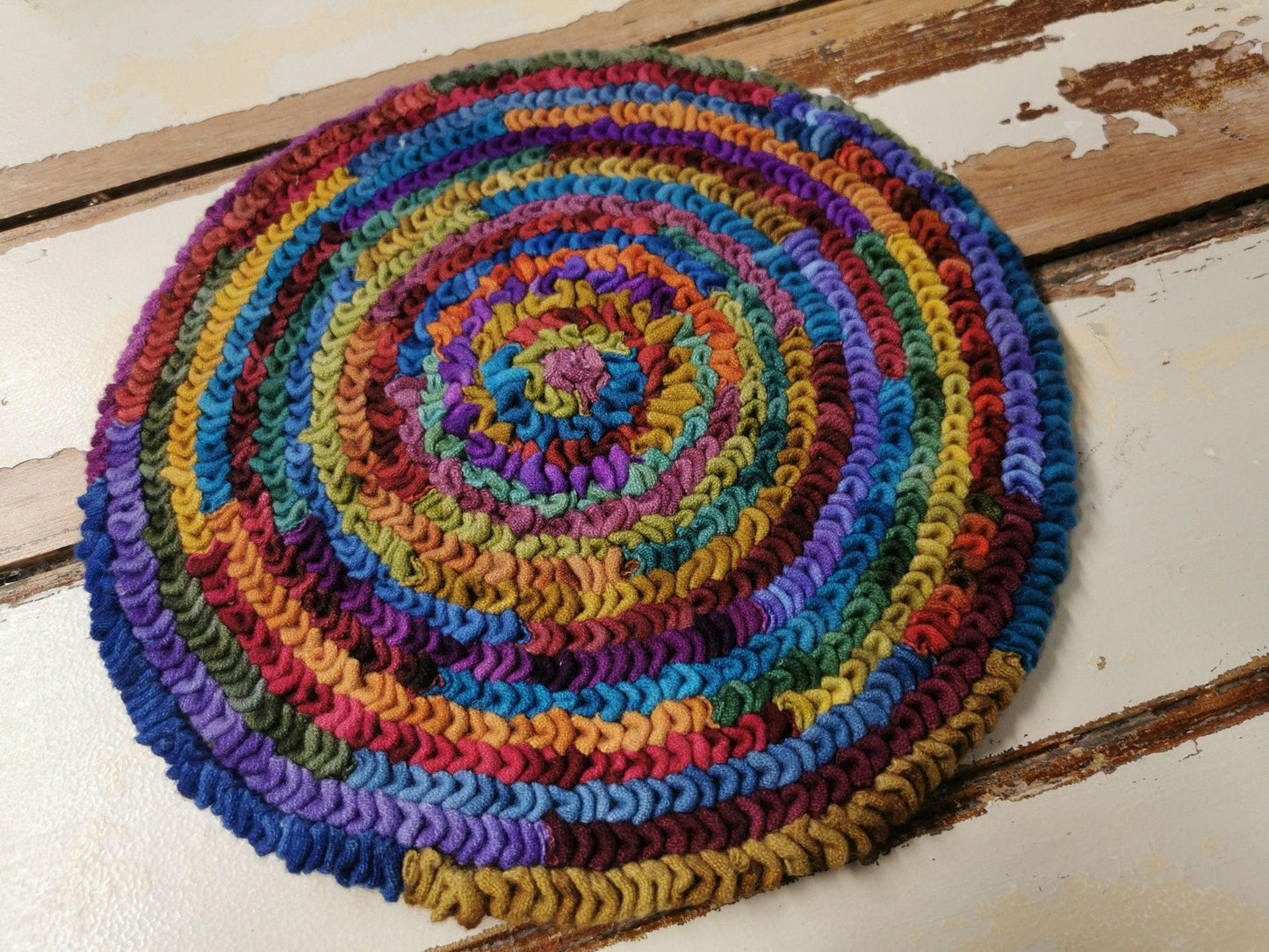 CLEARANCE | 1/2" Wide | 1lb Wool Strips B | Hand Dyed