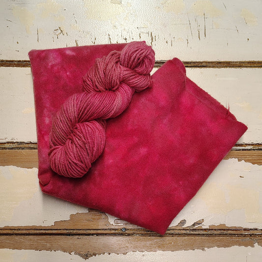 Red Delicious Hand Dyed Wool Yarn