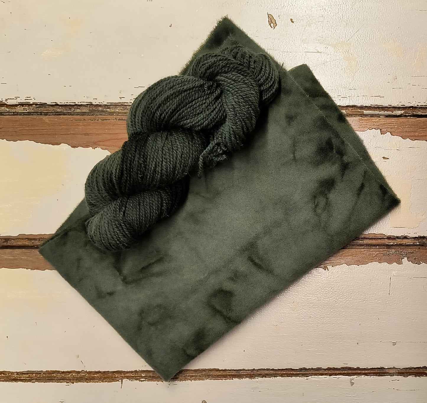 Balsam Fir Hand Dyed Wool Yarn