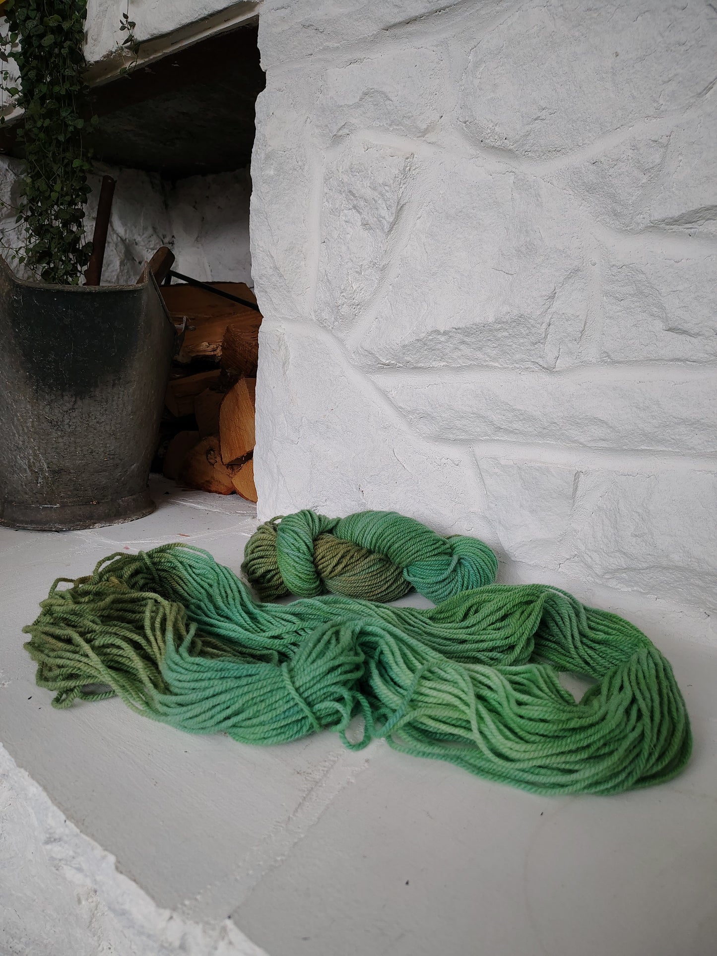 Hand Dyed Wool Yarn
