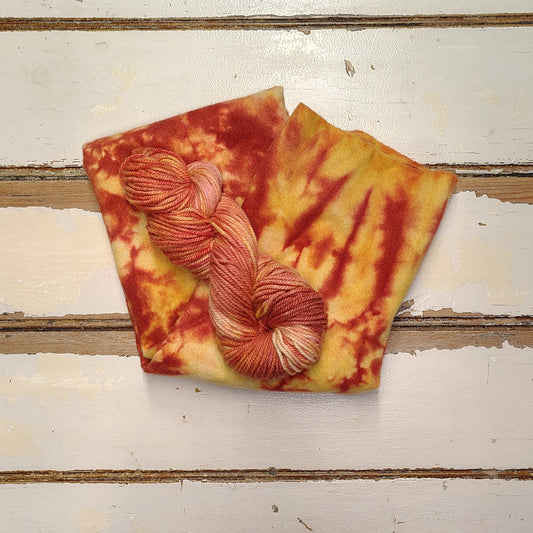 Sunburst Hand Dyed Wool Yarn
