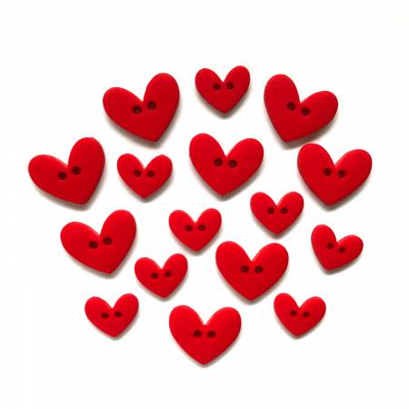 Buttons Galore - Romance Hearts
