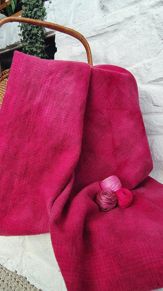 Raspberry Sorbet Hand Dyed GP Wool