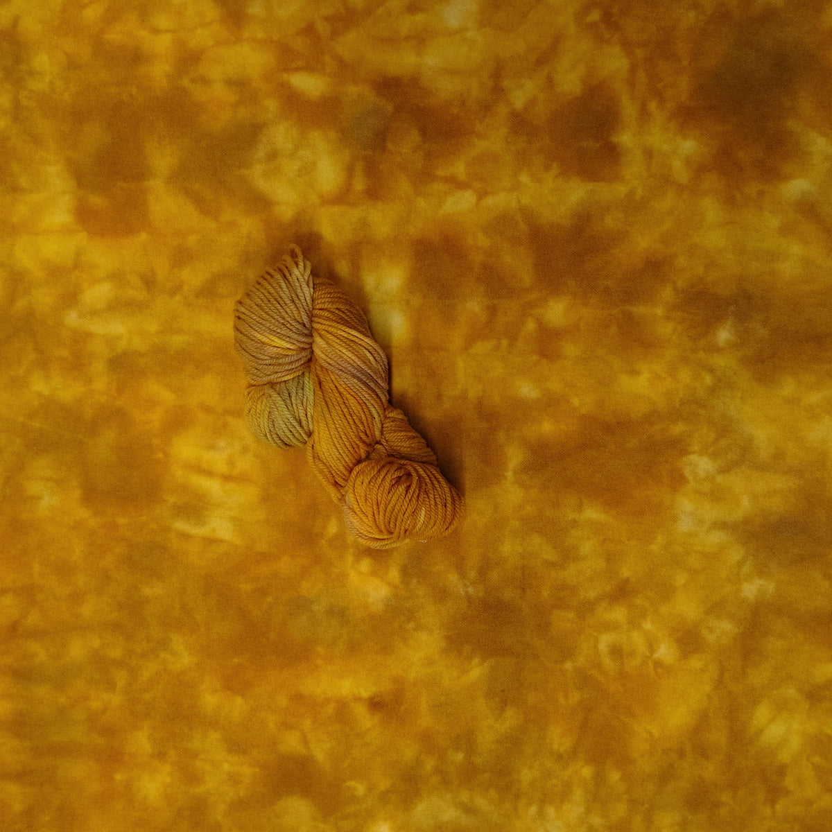 Golden Sunflower Hand Dyed Wool Yarn (Wholesale)