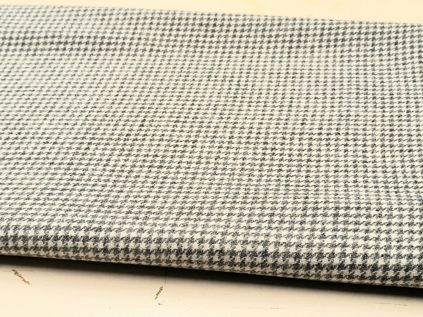 Red Hand Dyed Houndstooth Wool