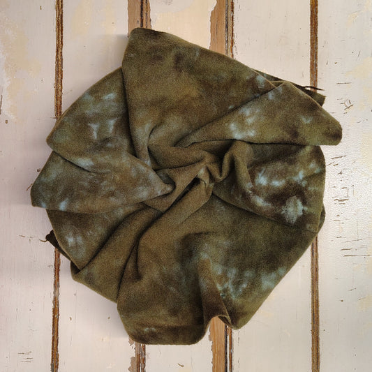 Camo Green Hand Dyed Wool