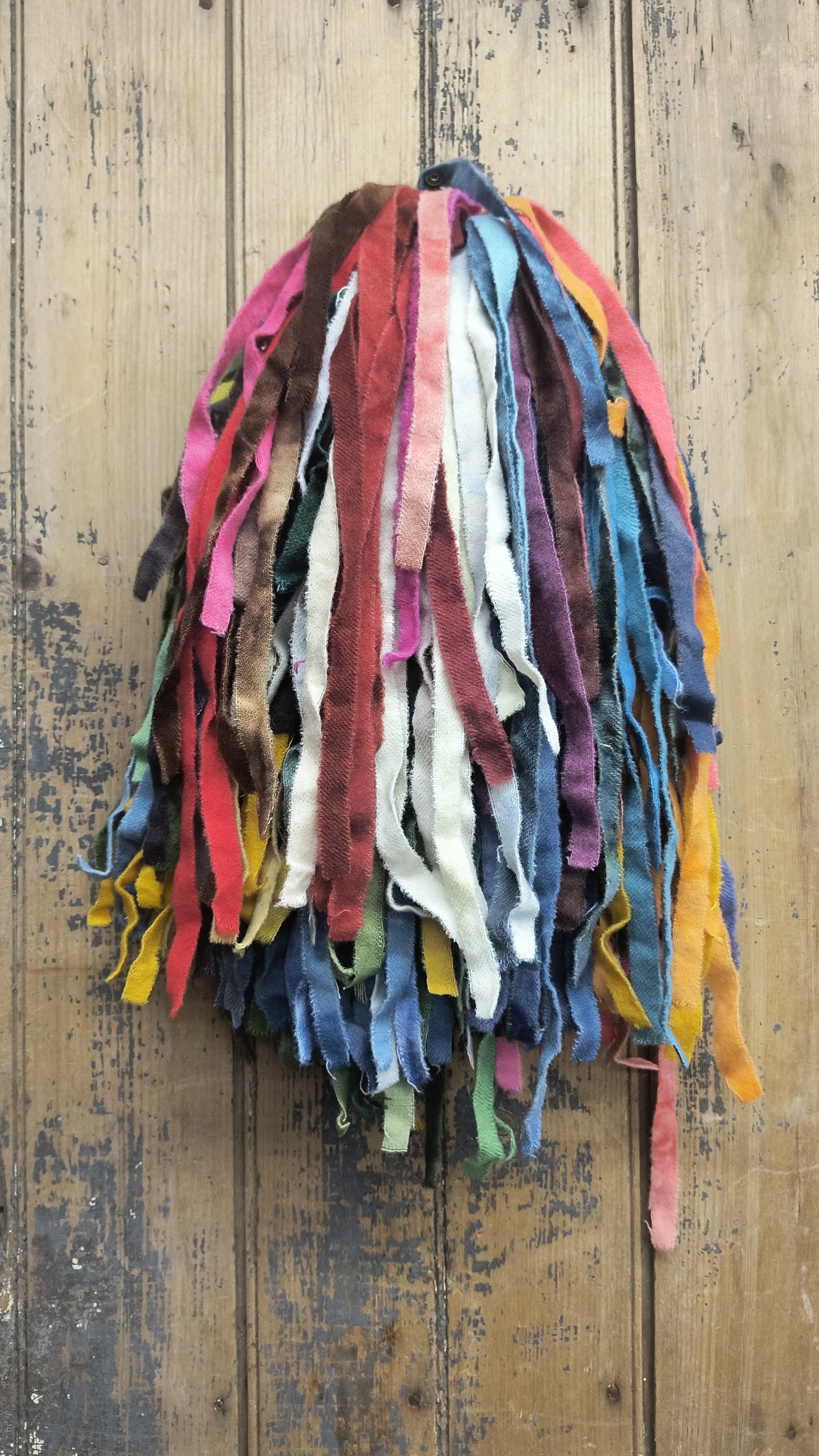 CLEARANCE | 1/2" Wide | 1lb Wool Strips B | Hand Dyed