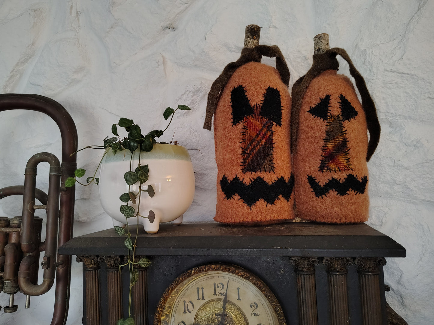 Jack & Jill O'Lantern Set - Completed Piece