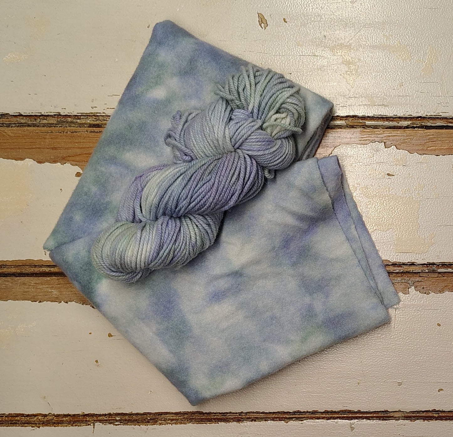 Ice Capade Hand Dyed Wool Yarn
