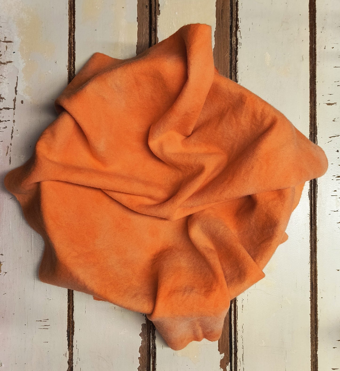 Bright Orange 01 M Hand Dyed Wool