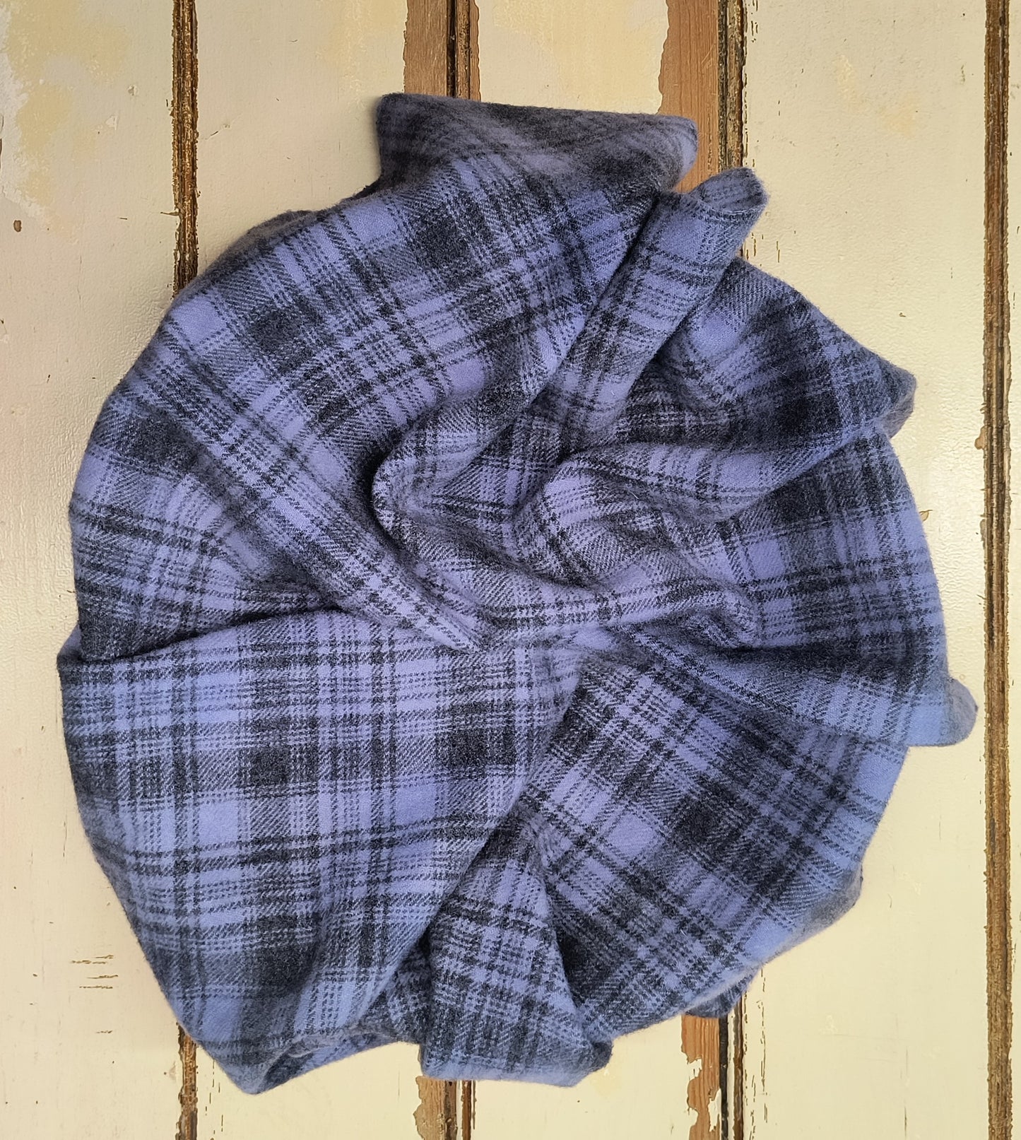 LAVENDER 01 M Hand Dyed Plaid Wool (Medium)