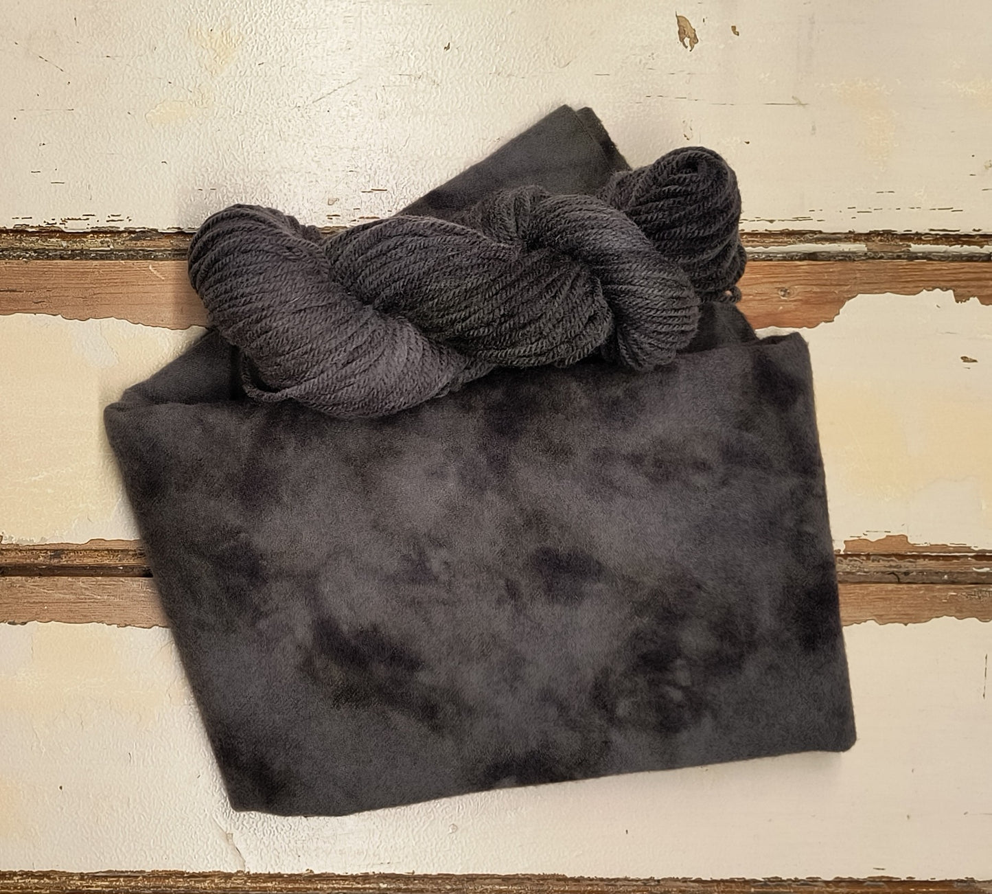 Brack Hand Dyed Wool Yarn