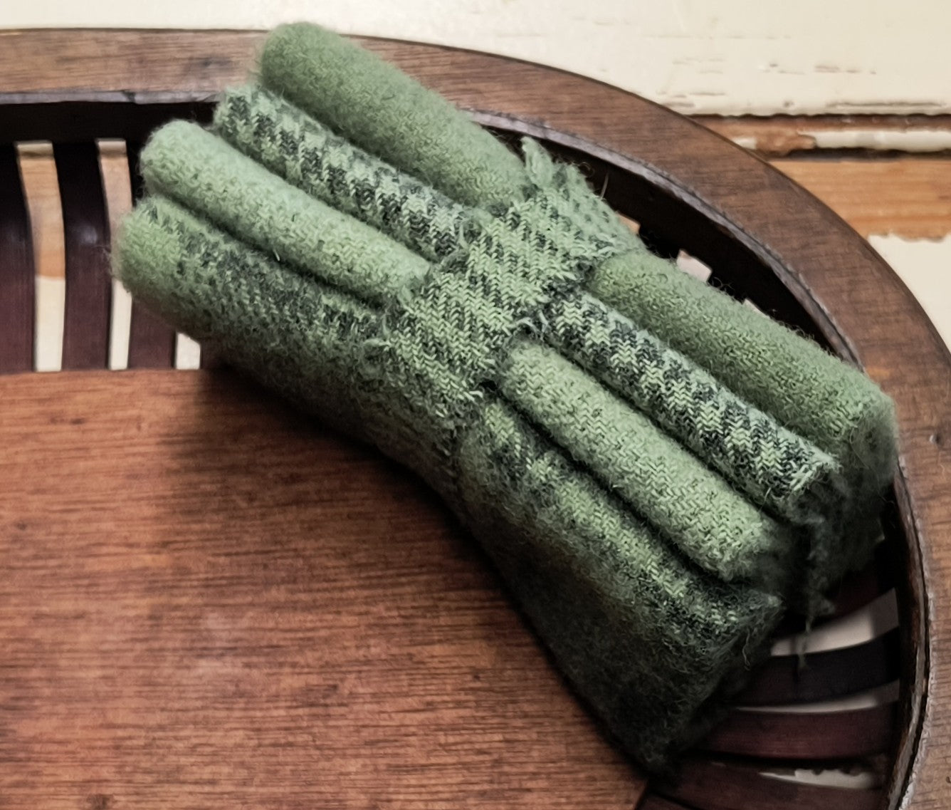 MOSS GREEN BUNDLE Hand Dyed Wool
