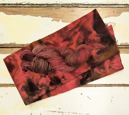 Red Maple Hand Dyed Wool Yarn