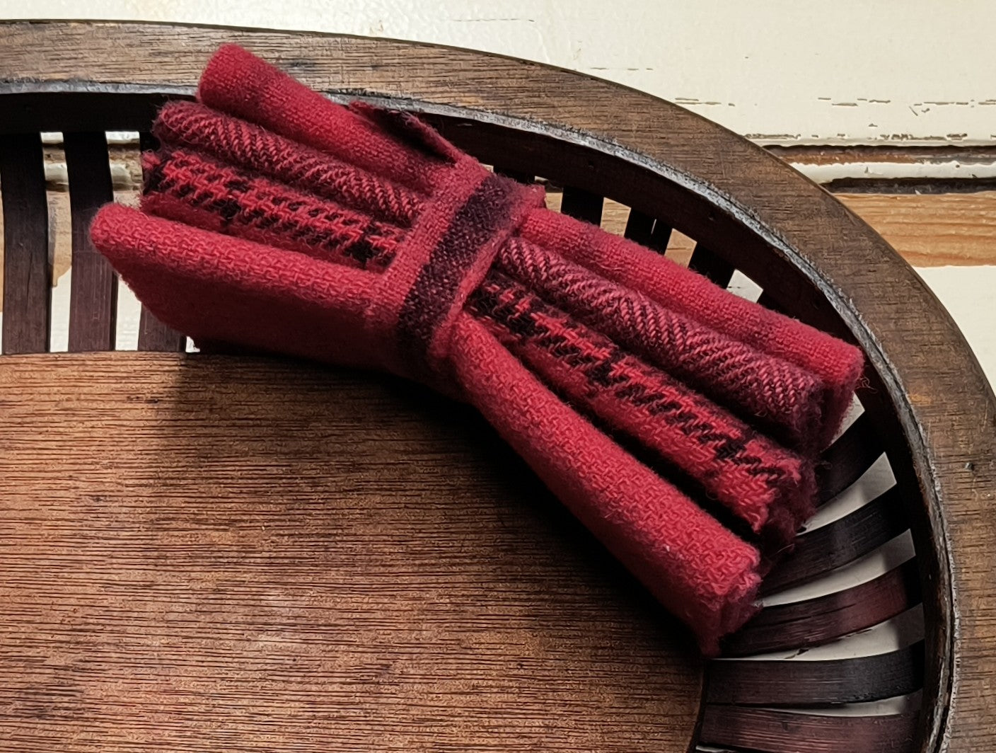 TURKEY RED BUNDLE Hand Dyed Wool
