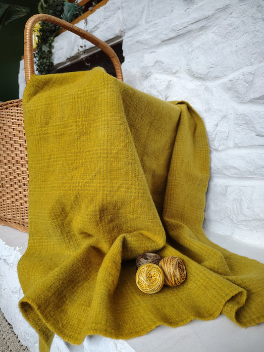 Saffron Hand Dyed GnP Wool