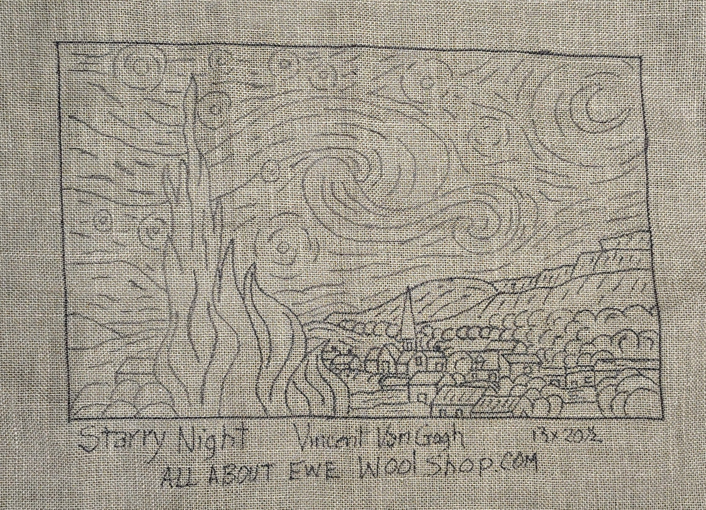 Van Gogh Starry Night (Small) Pattern