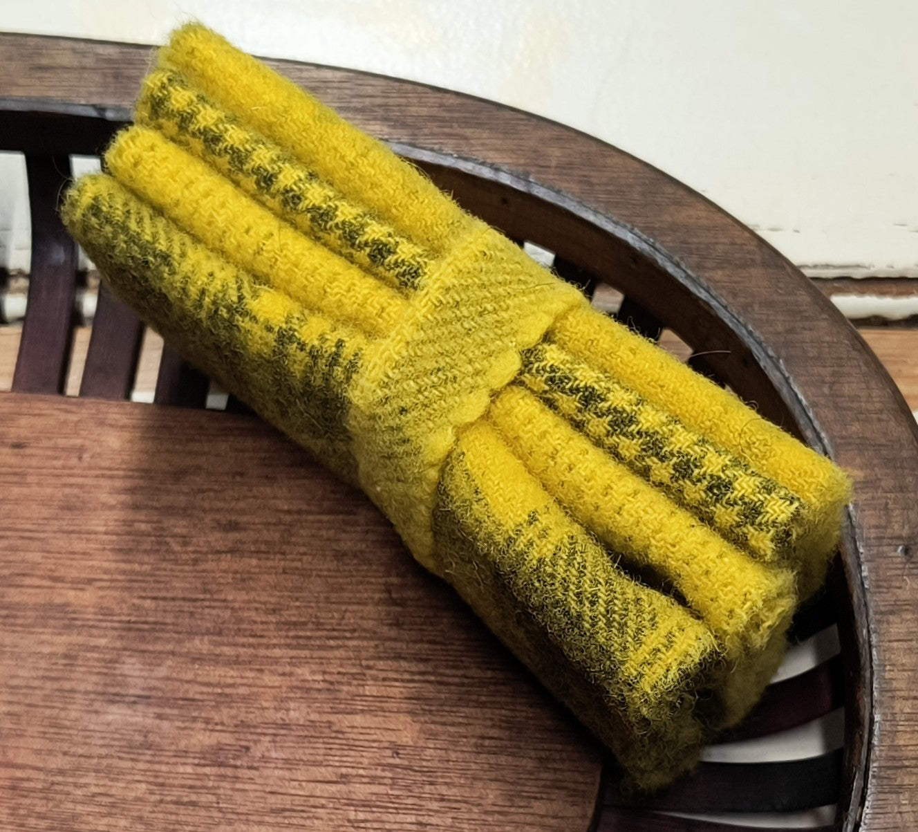 BRIGHT YELLOW BUNDLE Hand Dyed Wool