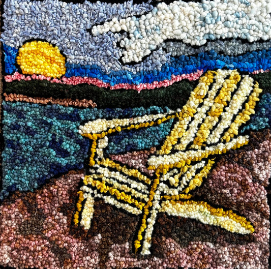 One At Rest Pattern on Linen