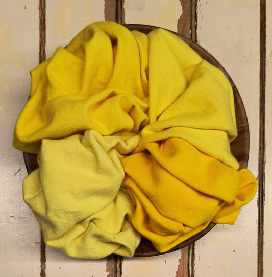 YELLOW VALUES | Set of 4 Hand Dyed Wool - All About Ewe Wool Shop