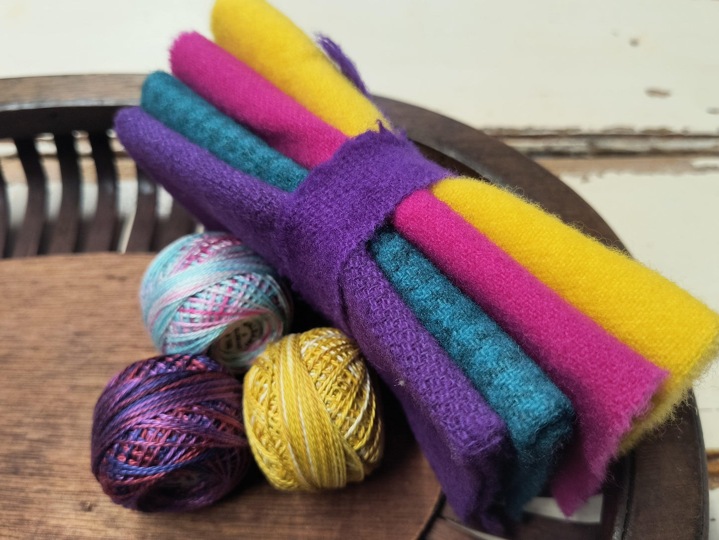 SPRINGTIME BUNDLE Hand Dyed Wool - All About Ewe Wool Shop