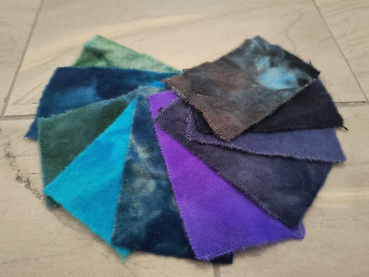 Charm Packs | Hand Dyed | 3x5 - All About Ewe Wool Shop