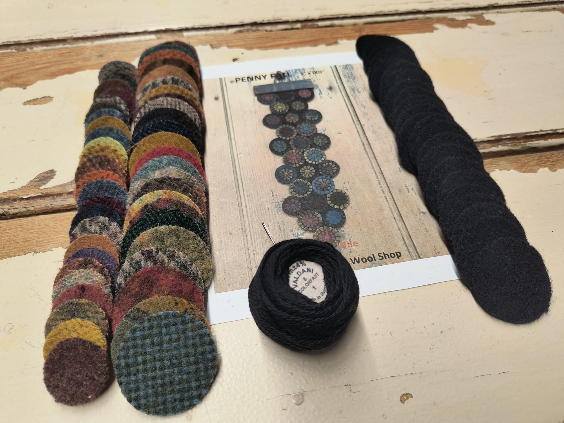 PENNY FALL (Medium) Hanging Kit | Pre-Cut - All About Ewe Wool Shop