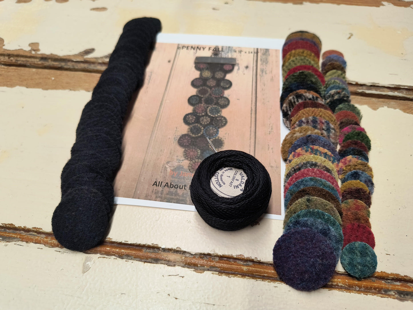 PENNY FALL (Small) Hanging Kit | Pre-Cut - All About Ewe Wool Shop