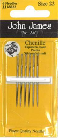 John James Chenille Needles Size 22 - All About Ewe Wool Shop