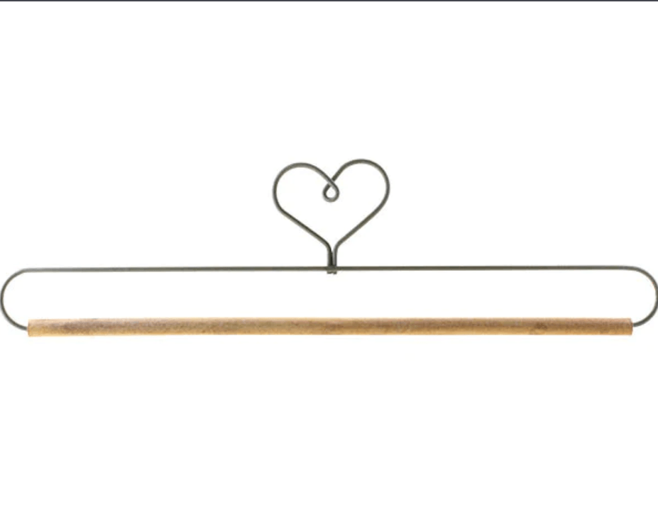 6in Heart Metal Hanger - All About Ewe Wool Shop