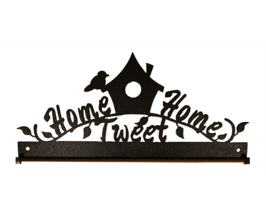 10in Home Sweet Home Metal Hanger - All About Ewe Wool Shop