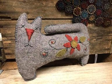 Cat In Bloom Paper Pattern - All About Ewe Wool Shop