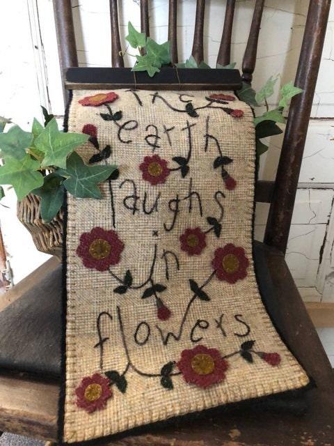 The Earth Laughs In Flowers Kit - All About Ewe Wool Shop