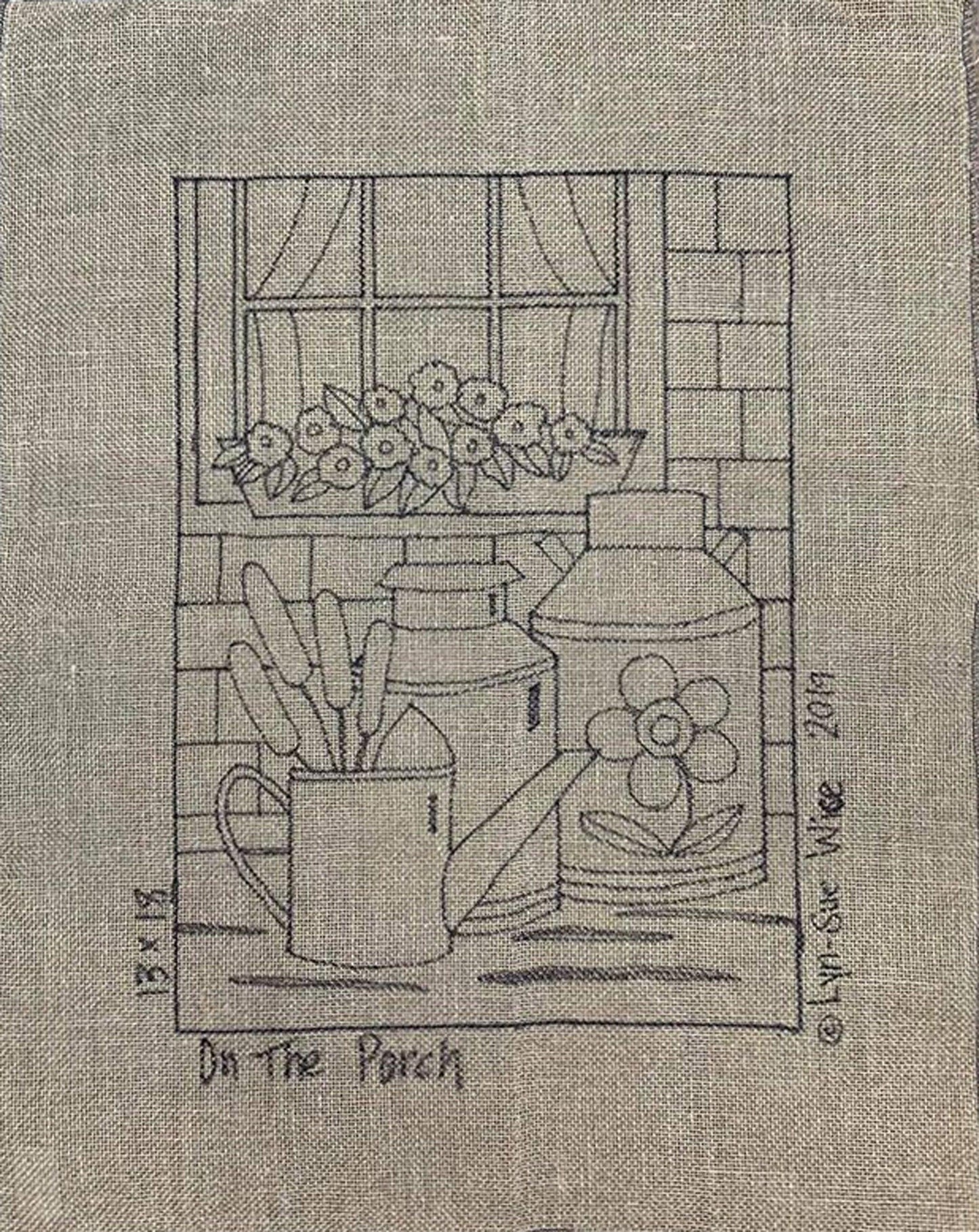 ON THE PORCH Pattern - All About Ewe Wool Shop