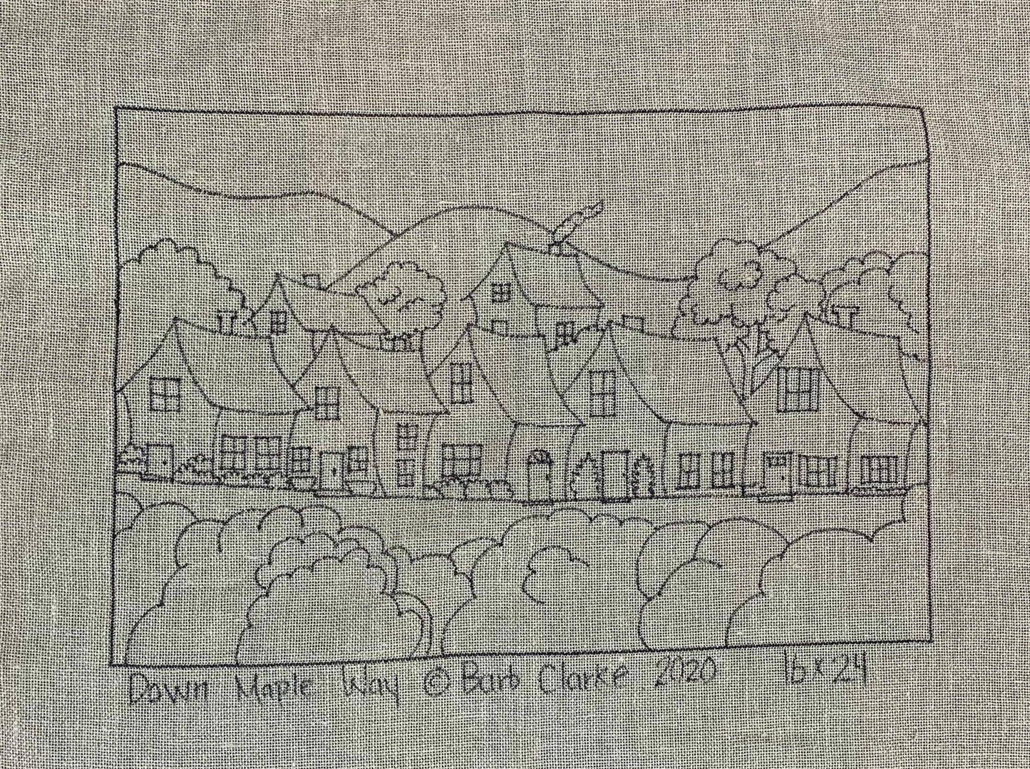 DOWN MAPLE WAY Pattern - All About Ewe Wool Shop